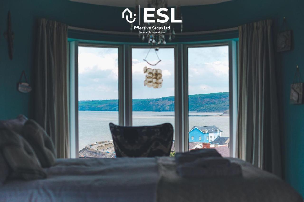 Beautiful En Suite 5 Bedroom Home With Sea Views New Quay  Exterior photo