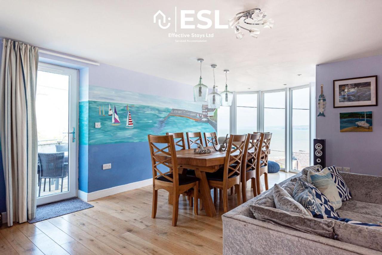 Beautiful En Suite 5 Bedroom Home With Sea Views New Quay  Exterior photo